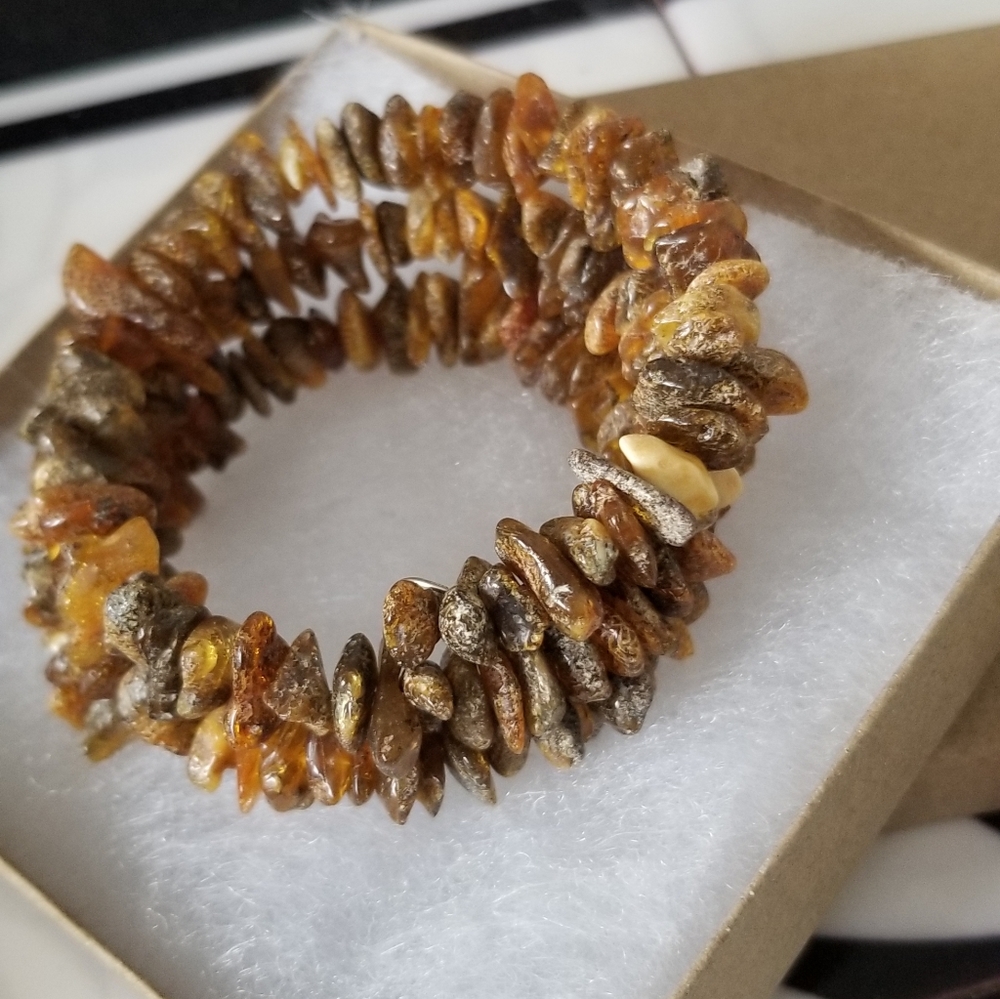 Authentic certified Raw Amber Bracelet